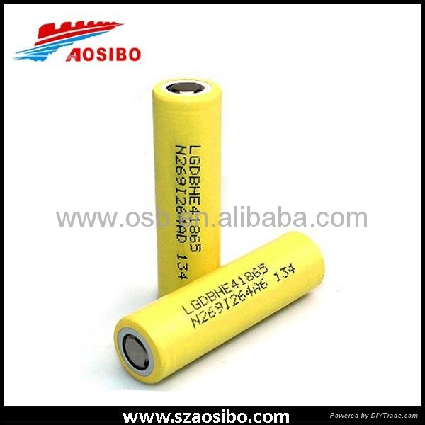 LG 18650 he4 battery 2500mAh 30A cell 3.7v li-ion battery