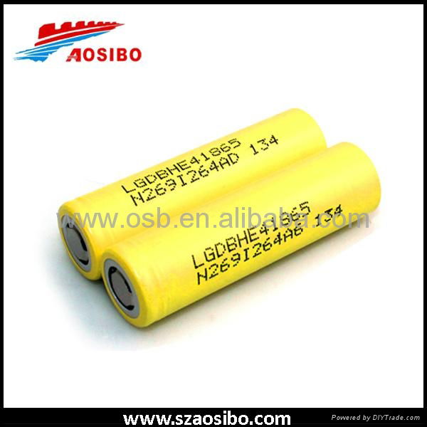 LG 18650 he4 battery 2500mAh 30A cell 3.7v li-ion battery 3