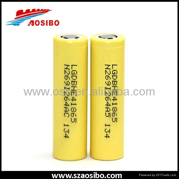 LG 18650 he4 battery 2500mAh 30A cell 3.7v li-ion battery 5