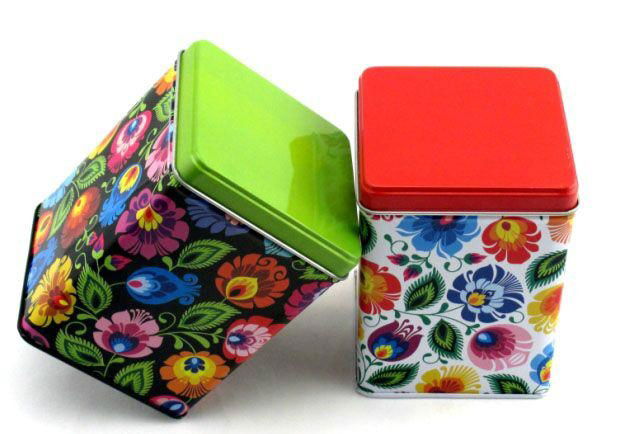 Small Square Food Tin Box For Chocolate Packaging