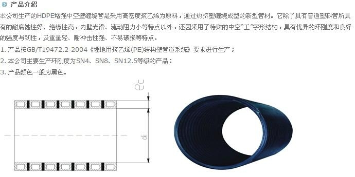 HDPE雙壁纏繞管  4