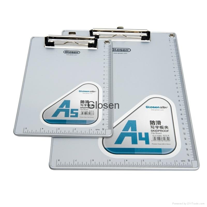 office use clip board non-slip clip board aluminium edging 3