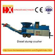 Stump Crusher stump grinder wood chipper Diesel Engine Mobile 