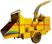 Hot selling diesel engine mobile wood chipper brush chipper