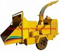 Hot selling diesel engine mobile wood chipper brush chipper