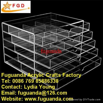 Fuguanda acrylic makeup organizer storage