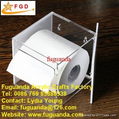 Fuguanda acrylic tissue box toilet paper case
