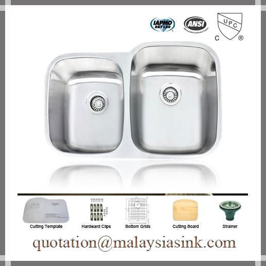 Malaysia SUS304 Stainless Steel Sink