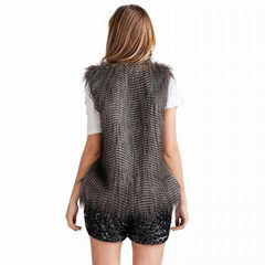 Faux Fox Fur Vest