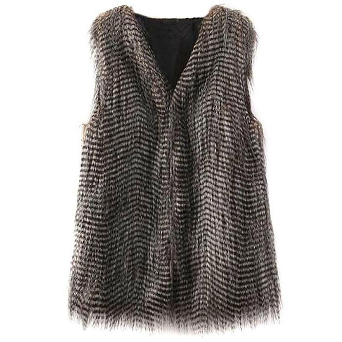 Faux Fox Fur Vest 2