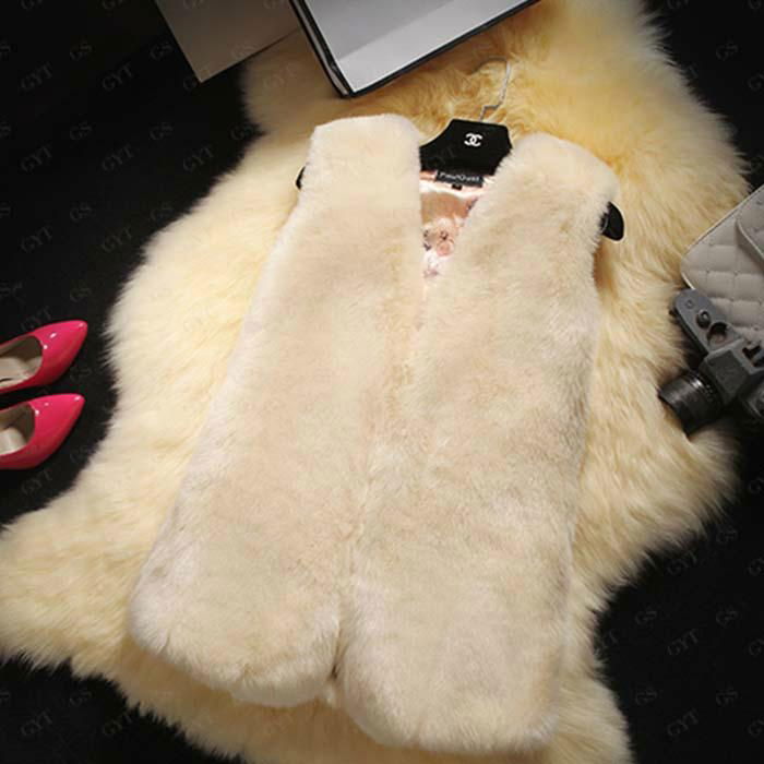 Faux Fox Fur Vest 2