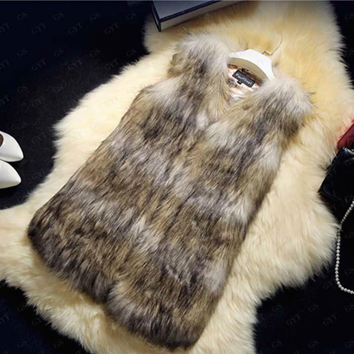 Faux Fox Fur Vest 3