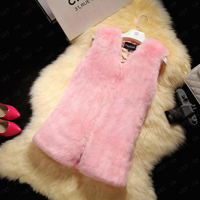 Faux Fox Fur Vest 4