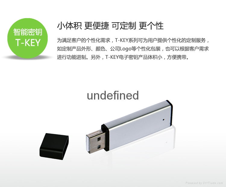 峰華T3系列電子智能密鑰 USB通訊 大容量存儲 無趨即插即用 2