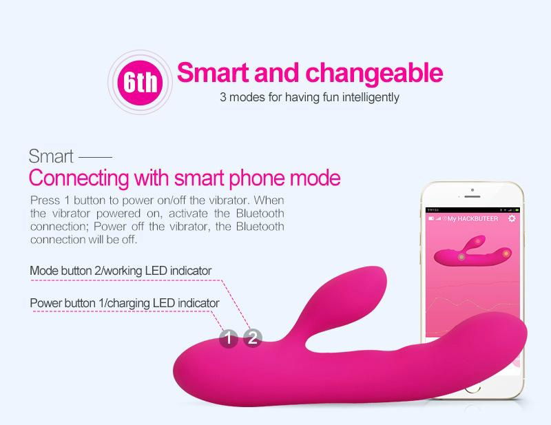 Bluetooth support smart vibrators sex toys wand massager machine for woman 2