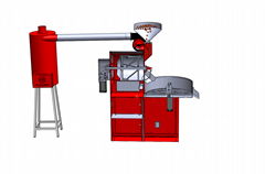 Small capacity Coffee roaster machine with gas heating