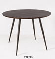 CHINA MANUFACTURE Metal wood look lesiure TABLE 3