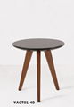 CHINA MANUFACTURE Metal wood look lesiure TABLE 4