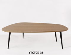 CHINA MANUFACTURE Metal wood look lesiure TABLE