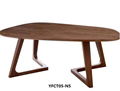 New style design iron imitating wood dinner table