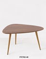 New style design iron imitating wood dinner table 2