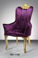 Queen back soft high density fabric dining chair 4