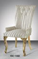 Queen back soft high density fabric dining chair