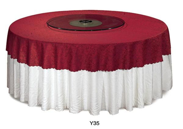 High Quality Cheap banquet table cloth fabric