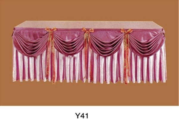 High Quality Cheap banquet table cloth fabric 3