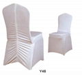 Luxury wedding party chair cloth in hotel banquet hall 2