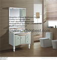  Modern vanity bathroom , waterproof bathroom furniture, PVC bathroom vanity