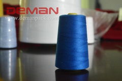 blue threads for sewing bags