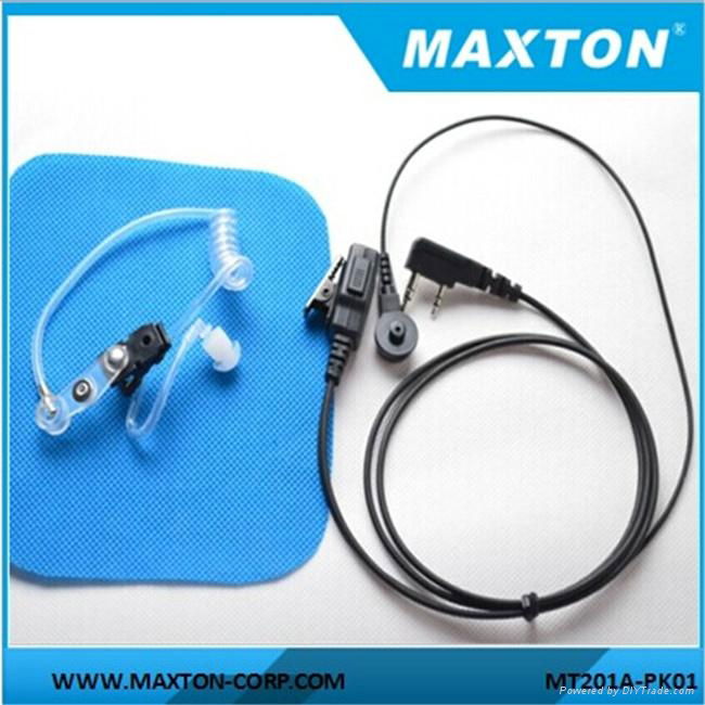 Maxton two way radio 2 wire earphone for Kenwood TH-F6 TH-K2 radio 2