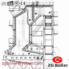 DHL Corner Tube Coal fired Boiler