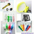 Wholesale 3V underwater led twinkle torpedo fishing net light attracting fishing