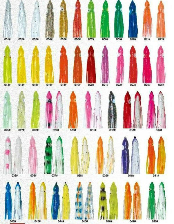 wholesale soft plastic octopus squid skirts fishing lure 3