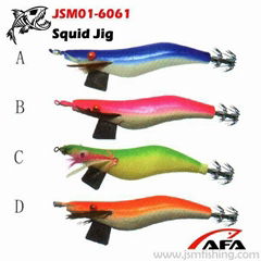 wholesale fishing tackle hard plastic sinking lure squid jig