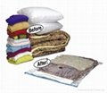 Vacuum storage bags for clothing