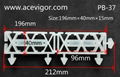 Interlock plastic pad for patio IPE wood decking