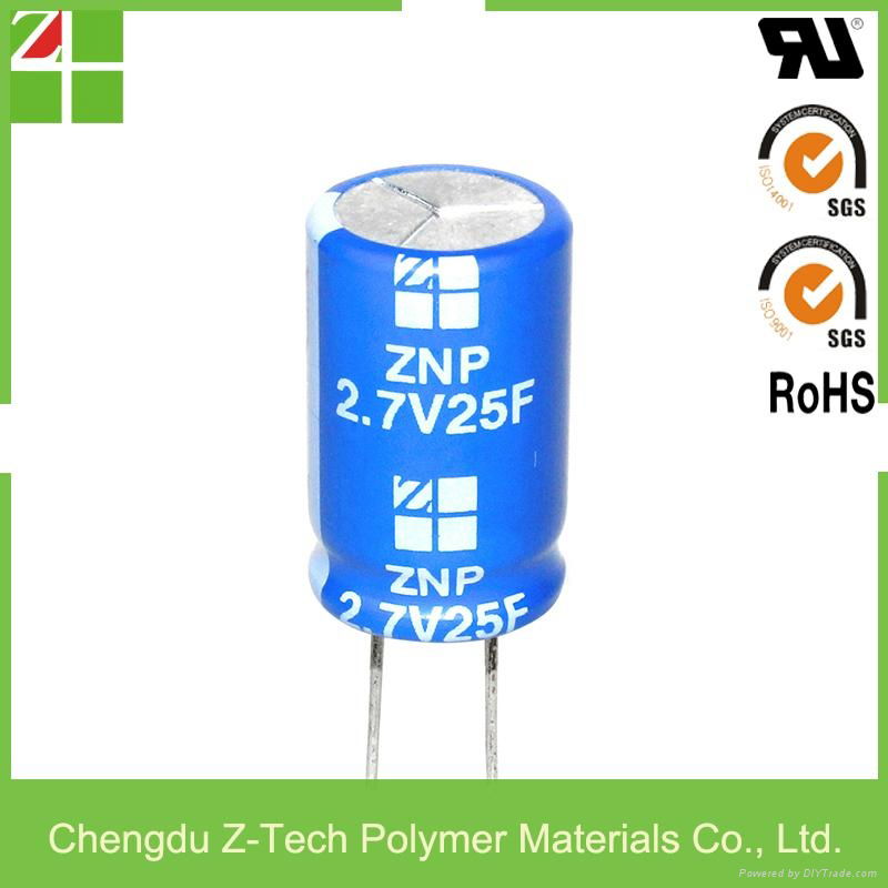 2.7V 15F Electric Double Layer Capacitor (EDLC) 1 Low ESR & high power 2 Free ma 2