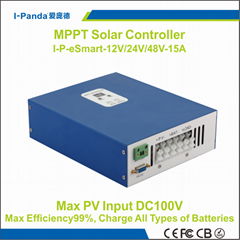 Esmart MPPT solar controller 48V 15A eSmart 15A 48V 12V 24V 48V auto work Gel Ve