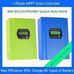 60A MPPT solar charge controller Tracer with remote RS232 LCD display 12V 24V 48