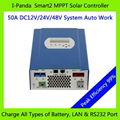 2Years Warranty 48V 50A SMART2 MPPT solar controller, 50A Solar panel battery ch 2