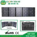 100W sunpower foldable solar panel for