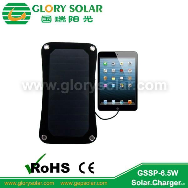 6.5W solar charger for phone 