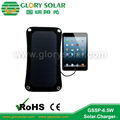 6.5W solar charger for phone 