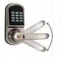 Professional zinc alloy high security smart home code locks with remote function 2