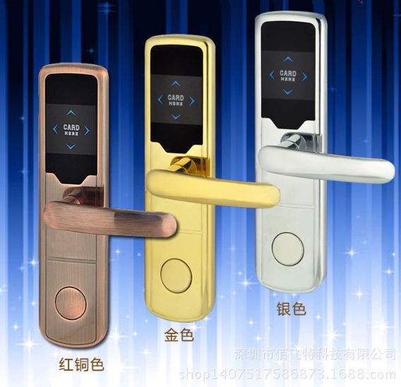 ID card digital doorlock for hotel 5