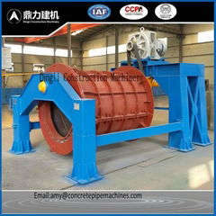 horizontal roller suspension concrete pipe machine