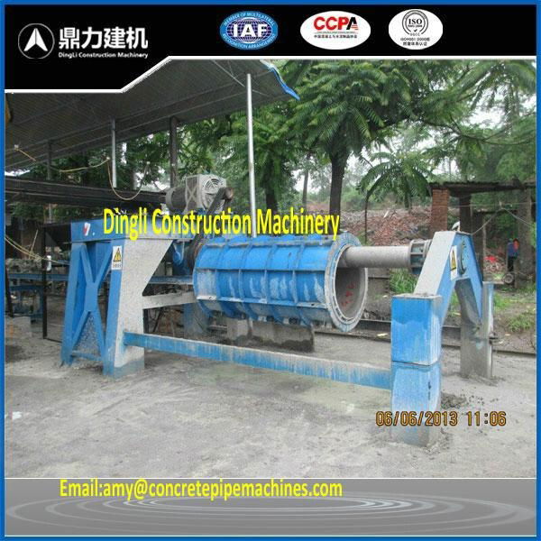 horizontal roller suspension concrete pipe machine 5